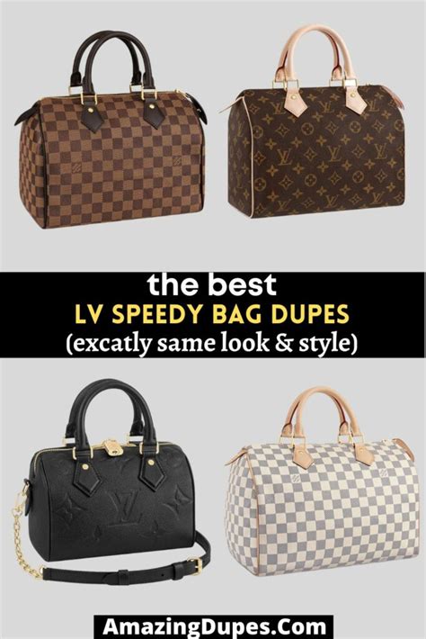 speedy bag dupe|louis vuitton speedy bag.